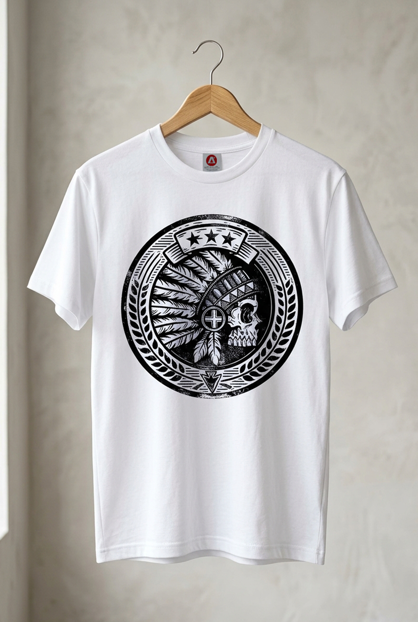 Camiseta Indio Calavera para Hombre