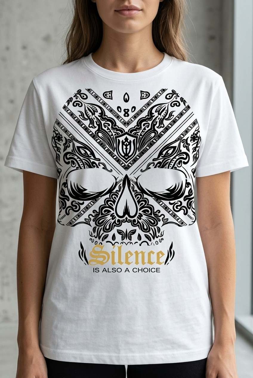 Camiseta Silence para Mujer